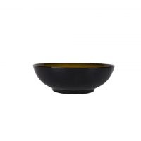 Чаша керамическая 18 см gold/black ROOMERS TABLEWARE