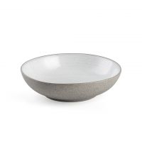 Чаша керамическая 20 см white, pink ROOMERS TABLEWARE E746