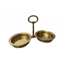 Менажница, латунь, 22х10 см, Antique gold ROOMERS TABLEWARE