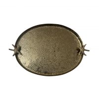 Поднос, латунь, 33х33 см, Antique gold ROOMERS TABLEWARE