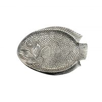 Поднос, латунь, 25х25 см, Antique nickel ROOMERS TABLEWARE
