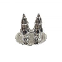 Набор для специй, латунь, 15х15х10 см, silver plated ROOMERS TABLEWARE