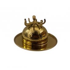 Масленка, латунь, 15х15х14 см, Antique gold ROOMERS TABLEWARE