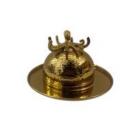 Масленка, латунь, 15х15х14 см, Antique gold ROOMERS TABLEWARE