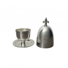 Пашотница, латунь, 9x9x12 см, silver plated ROOMERS TABLEWARE