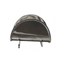 Подставка для салфеток, латунь, 4x6 см, silver plated ROOMERS TABLEWARE