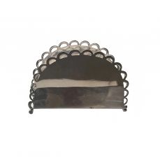 Подставка для салфеток, латунь, 4.5x8 см, silver plated ROOMERS TABLEWARE