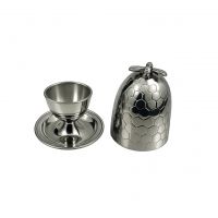 Пашотница, латунь, 9x9x12 см, silver plated ROOMERS TABLEWARE