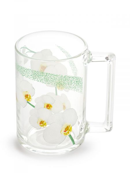 Кружка ФИТНЕС Микс декоров Цветы (Бергамот. Белая Орхидея. Уотер колор. Латон) 320мл LUMINARC