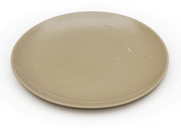 PLATE MEDIUM sand Тарелка бежевый 210 мм, фарфор