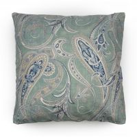 CUSHION Подушка 45/45, 50% лен 50% вискоза, оборотная сторона шелк, внутренняя подушка - чехол хлопо
