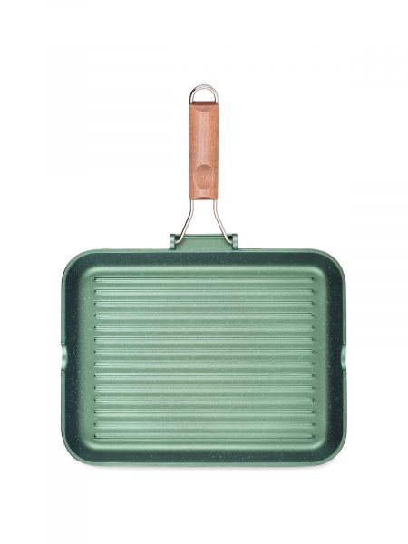 Сковорода-гриль DR.GREEN 36х26см со складной ручкой RISOLI
