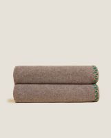 Плед Frati SOFT BAMBOO TORTORA, коричневый, 160х200, бамбук 40% полиэстер 60%, 800г