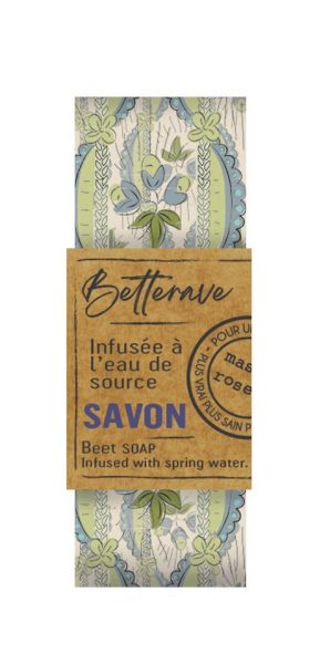 Мыло BETTERAVE твердое 100 гр, экстракт свеклы