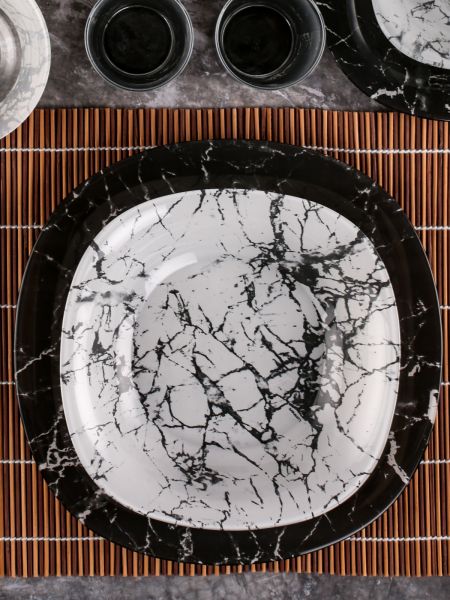 Набор столовый CARINA MARBLE BLACK 44 предмета LUMINARC