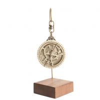 Астролябия миниатюрная Hemisferium Miniature Astrolabe 13x4.5 см, толщина 5 мм, бронза