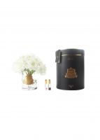 GRAND BOUQUET white BLACK BOX GOLDБольшой букет роз, 2 спрея по 10 мл, белый, ВхШхД 32х26х26 см