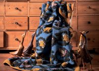Плед ANCIENT FLOWER 150x190 см шерсть 55% полиэстер 45%, 1070г FRATI HOME