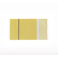 Пляжное полотенце SUMMER SOLEIL 100х180 см, хлопок 100%, с оборотной стороны махра, 320 г/м2 Blanc des Vosges