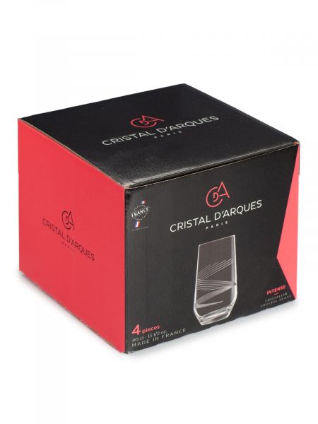 Набор стаканов INTENSE 4шт 400мл CRISTAL D'ARQUES