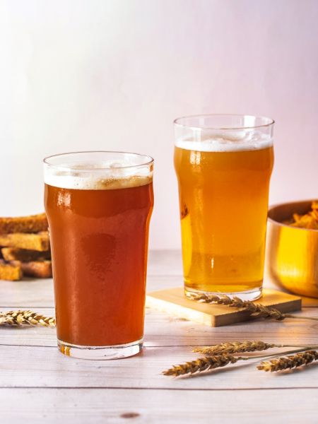 Набор стаканов для пива ВРЕМЯ ДЕГУСТАЦИЙ НОНИК АНГЛИЙСКАЯ ПИНТА 4шт 570мл LUMINARC