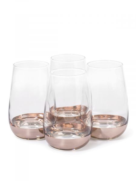 Набор стаканов СИР ДЕ КОНЬЯК ЭЛЕКТРИЧЕСКАЯ МЕДЬ 4шт 350мл высокие LUMINARC