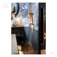 Plant standПодставка высокая диам 40 Н22 см, металл, мрамор