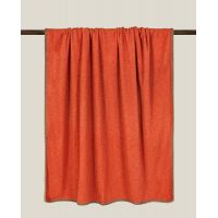 Плед Frati SOFT BAMBOO APRICOT с тесьмой Coco, оранжевый, 160х200 см, бамбук 40% полиэстер 60%, 910г
