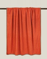 Плед Frati SOFT BAMBOO APRICOT с тесьмой Coco, оранжевый, 160х200 см, бамбук 40% полиэстер 60%, 910г