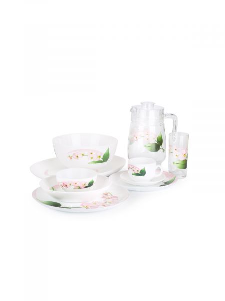 Набор столовый ДИВАЛИ ПИНК ОРХИД 46пр LUMINARC