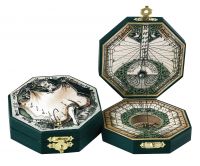 Солнечные часы Hemisferium Papel Octagonal 7.3x2 см, бронза