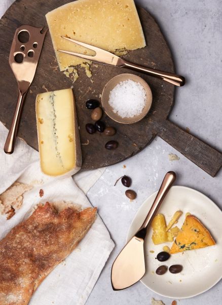 Набор ножей Herdmar MUH CHOCO для сыра, шоколадный, нержавеющая сталь 18/10, 5 шт