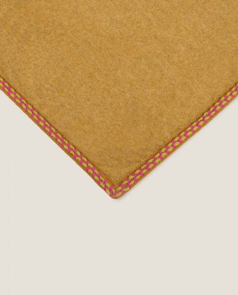 Покрывало Frati SOFT BAMBOO ZAFFERANO, желтый, 220х260, бамбук 40% полиэстер 60%, 1750г