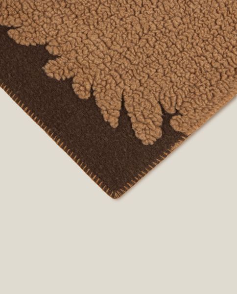 Плед BOSCO GREY 150x200 см шерсть 55% полиэстер 45%, 1070г FRATI HOME
