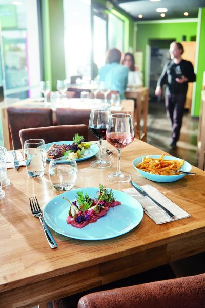 Тарелка обеденная ДИВАЛИ ЛАЙТ БЛЮ 25см LUMINARC