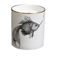 Свеча ароматическая Rory Dobner SMOKEY FISH 440 гр, дикий инжир и виноград, 7,5 см х 8,5 см, фарфор