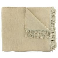 Плед CLAUDI PAULOS LATTE, 150х200см, 60% хлопок 40% акрил