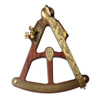 Секстант Hemisferium Sextant 27,5х6,5 Н 32 см, бронза