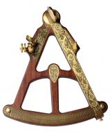 Секстант Hemisferium Sextant 27,5х6,5 Н 32 см, бронза