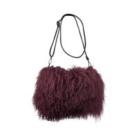 JASMIN BAG Port royal Сумка-муфта сиреневый 19/26, козий мех 30/40