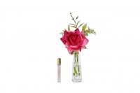 Диффузор Cote Noire SUMMER ROSE GOLD MAGENTA роза, белый, золотой декор, спрей 15 мл