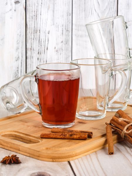 Кружка С ДОБРЫМ УТРОМ прозрачная 320мл LUMINARC