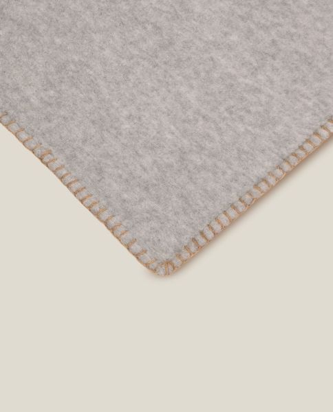 Плед Frati SOFT VISCOSE GRIGIO PERLA, серый, 220x260 см, вискоза 30% полиэстер 70%, 510г

