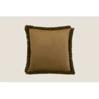 Подушка MARABOU GREEN 50х50 см, велюр, полиэстер, начинка конфорель FRATI HOME