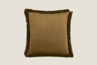 Подушка MARABOU GREEN 50х50 см, велюр, полиэстер, начинка конфорель FRATI HOME