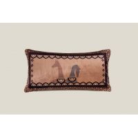 Подушка HORSE PINK 30х60 см, велюр, полиэстер, начинка конфорель HORSEPINK_30 FRATI HOME
