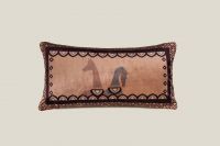 Подушка HORSE PINK 30х60 см, велюр, полиэстер, начинка конфорель HORSEPINK_30 FRATI HOME