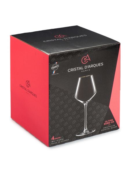 Набор бокалов для вина ULTIME BORD OR 4шт 380мл CRISTAL D'ARQUES