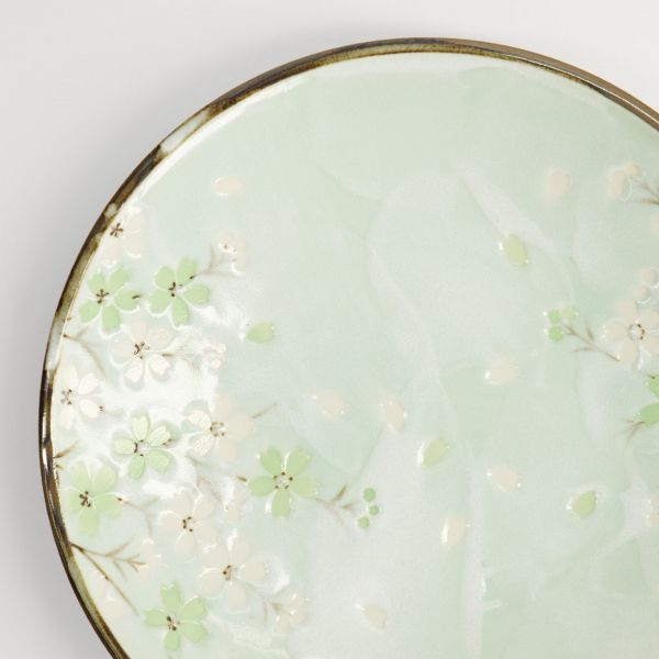 Чаша Green Cosmos 22.7x3.1 см, керамика TOKYO DESIGN