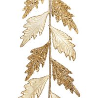 SCROLL LEAF GARLAND GLD/CRM 122CM Гирлянда золото кремовый 122 см